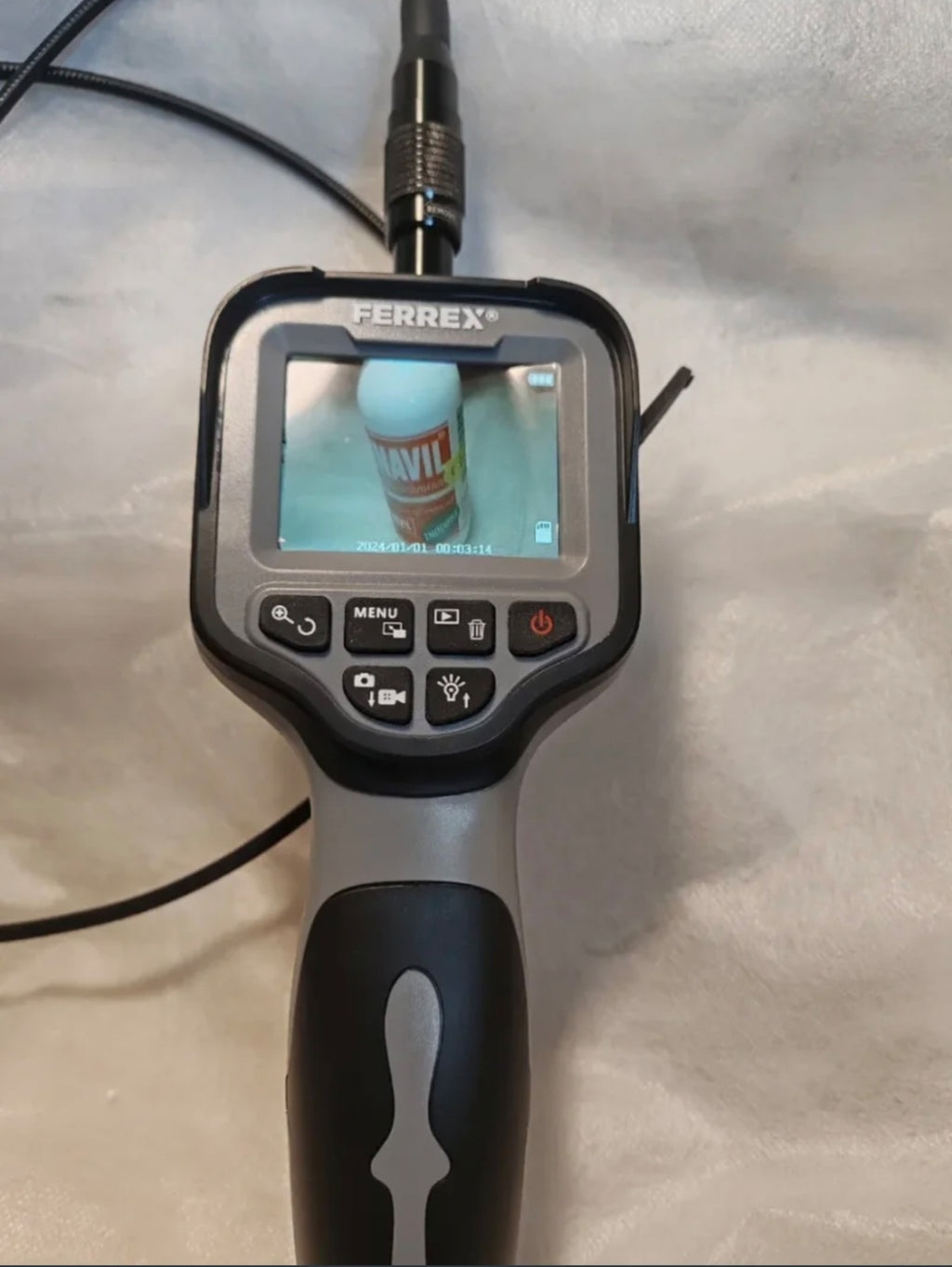 Telecamera da Ispezione Endoscopica Ferrex (Display 2.8" IPS) - NUOVA (Solo Testata)