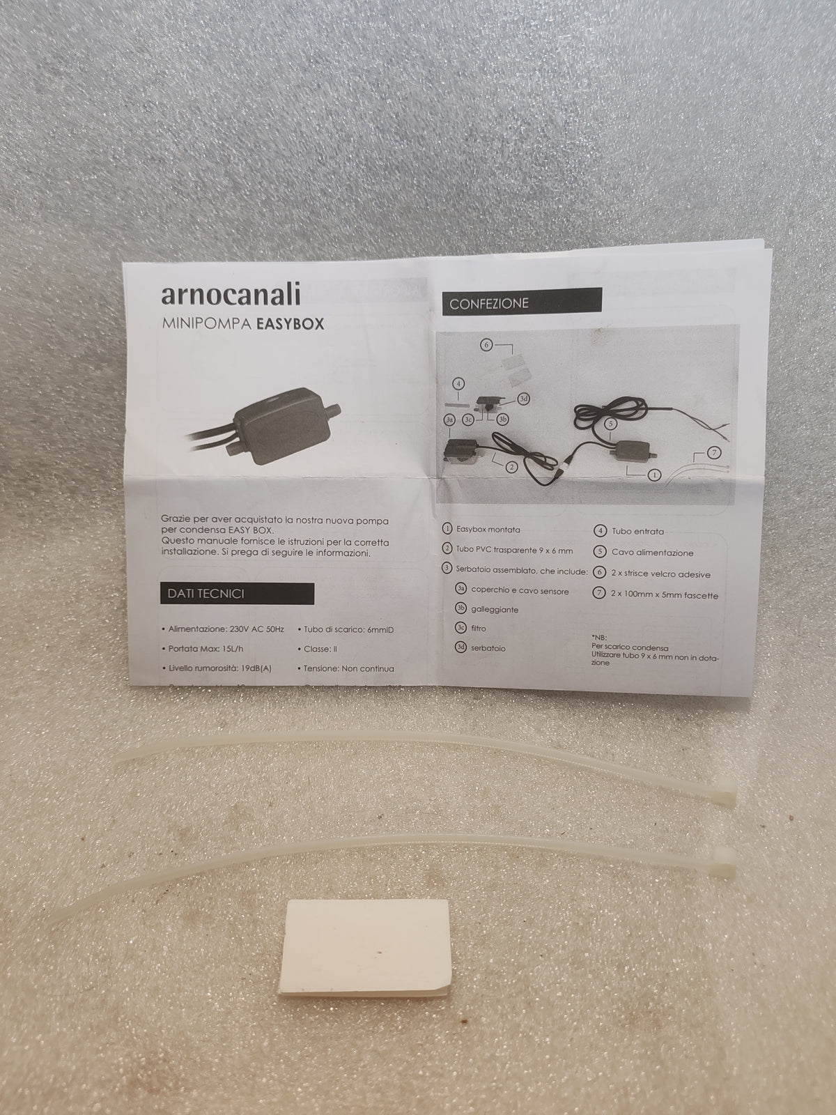 Minipompa Scarico Condensa Arnocanali Easybox Pump - Per Climatizzatori