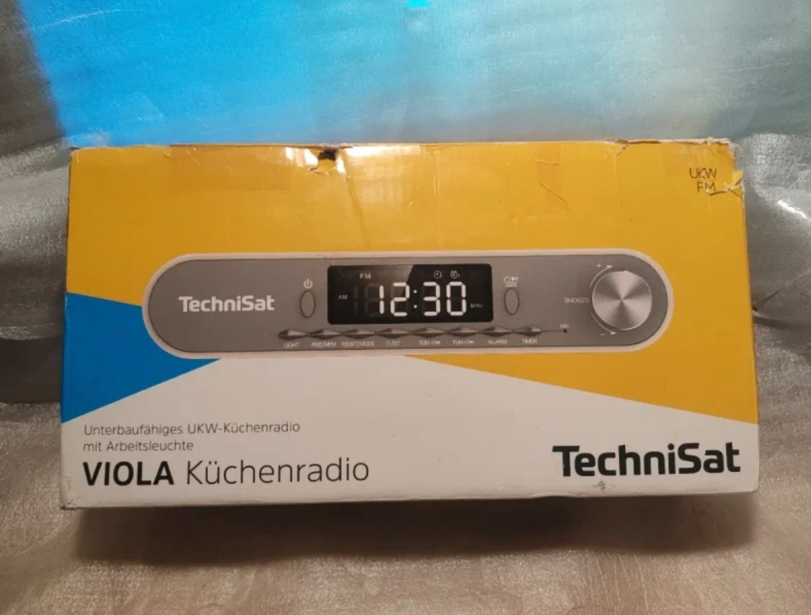 Radio da Cucina Sottopensile Bluetooth TechniSat VIOLA Küchenradio - NUOVA