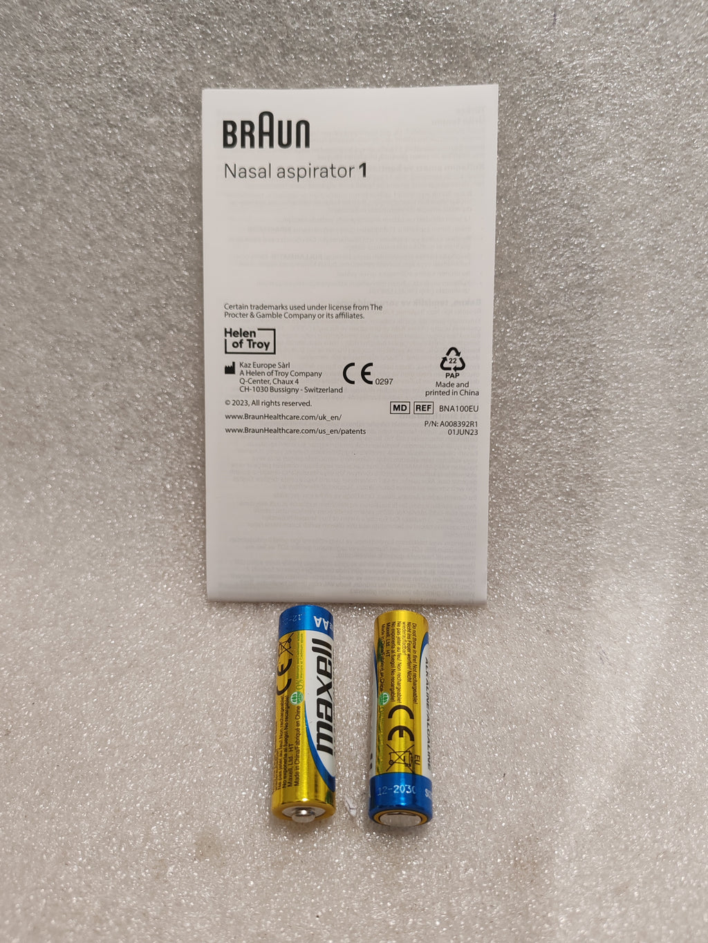 Braun Nasal Aspirator 1 BNA100EU - Aspiratore Nasale Elettrico per Neonati e Bambini