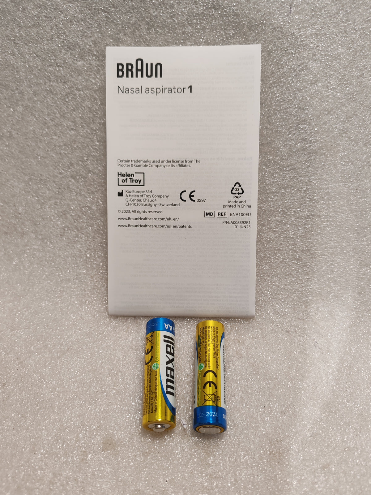 Braun Nasal Aspirator 1 BNA100EU - Aspiratore Nasale Elettrico per Neonati e Bambini