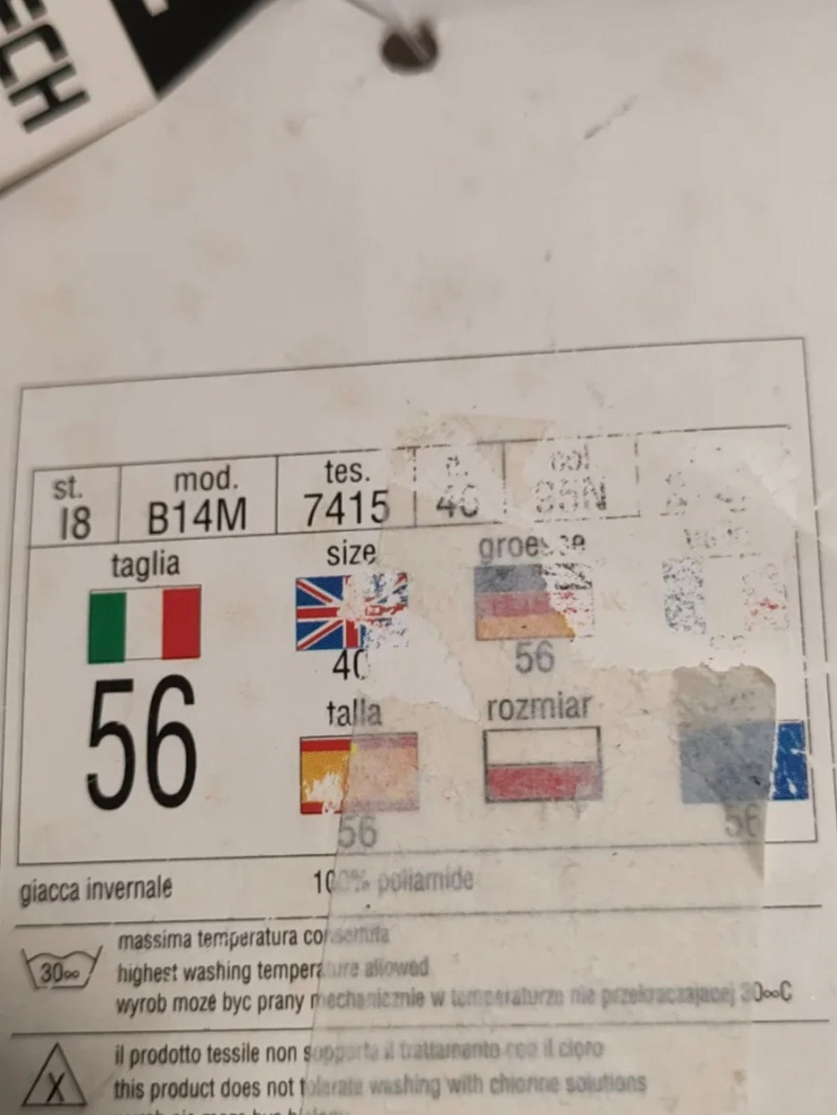 Giacca Invernale da Sci Uomo Brugi Extreme Limit Blu e Grigio - Taglia 56 - Nuova con Cartellino