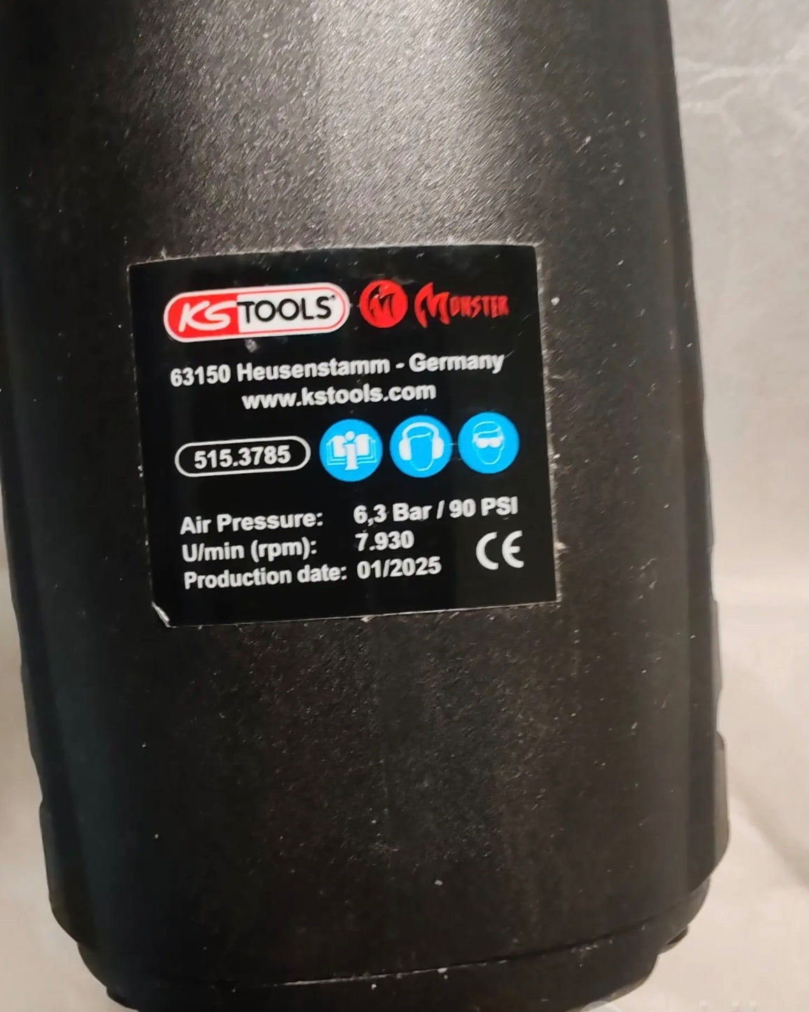 Avvitatore ad Impulsi Pneumatico 3/4" KS Tools MONSTER - Alta Performance (1690 Nm)