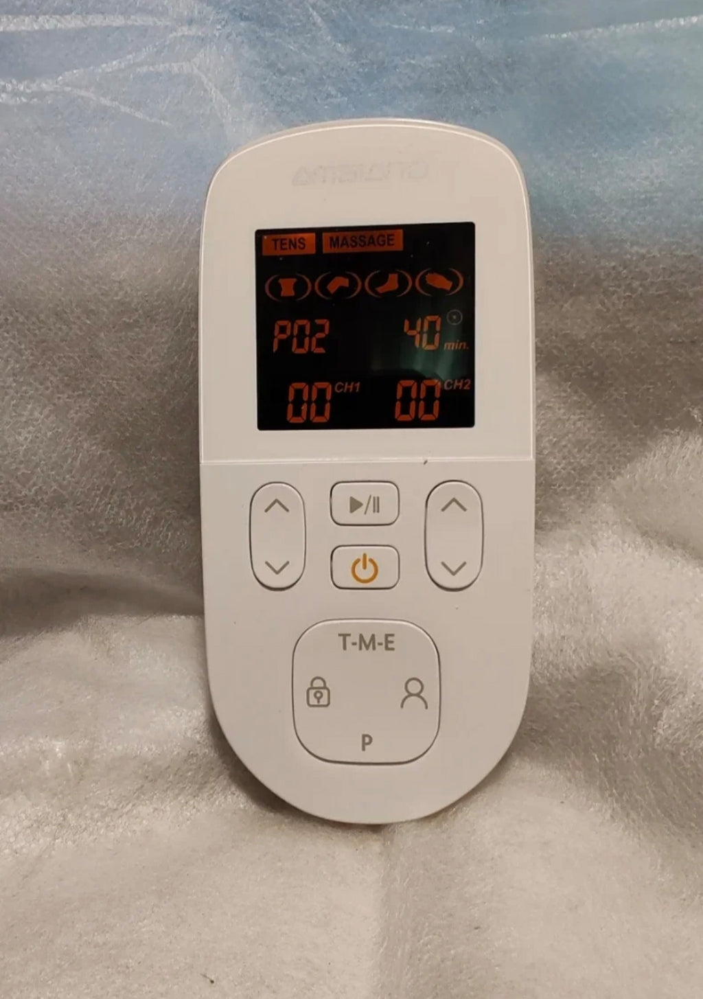 Elettrostimolatore Digitale 3-in-1 TENS EMS e Massaggiatore Ambiano TEN 603 - Nuovo