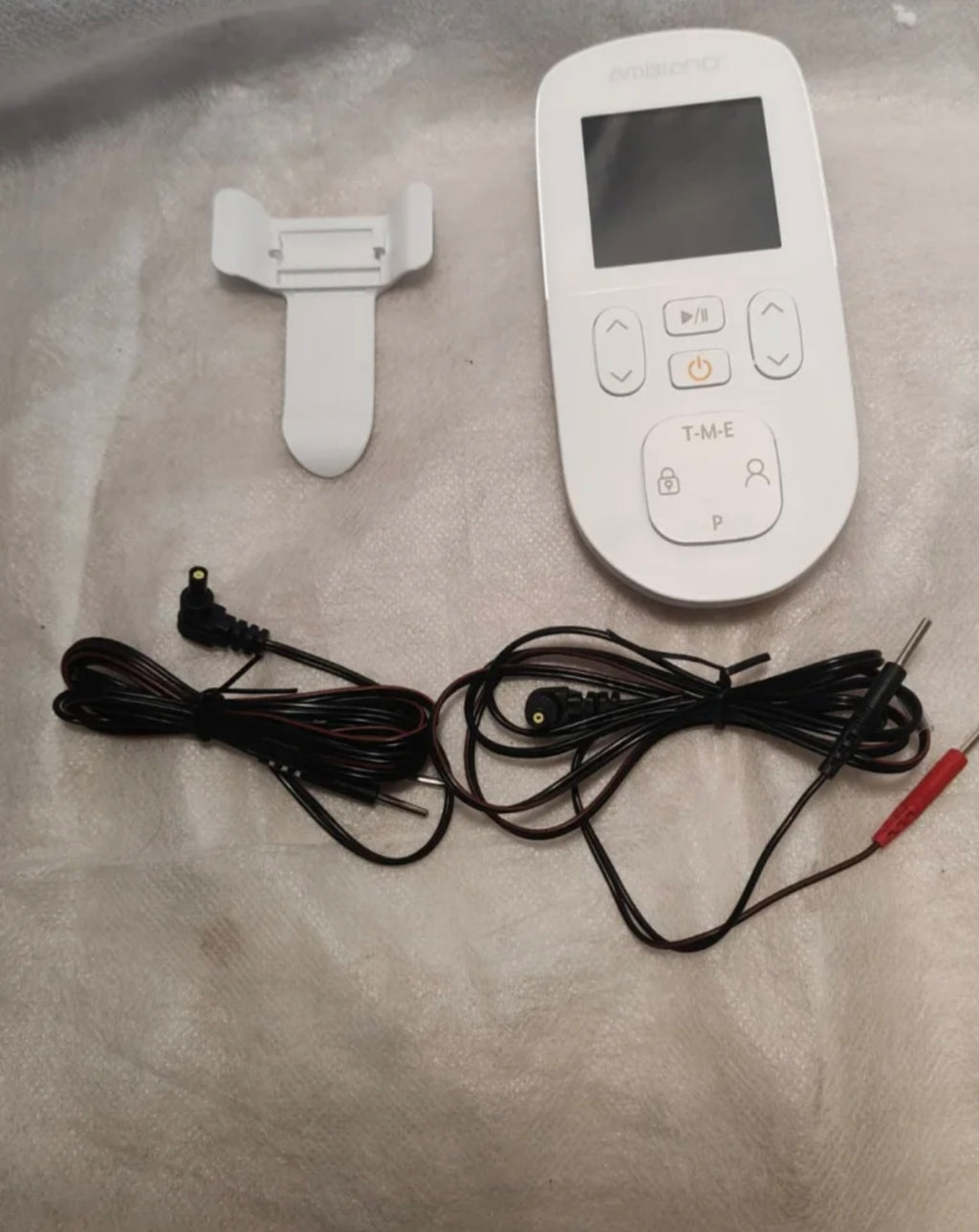 Elettrostimolatore Digitale 3-in-1 TENS EMS e Massaggiatore Ambiano TEN 603 - Nuovo