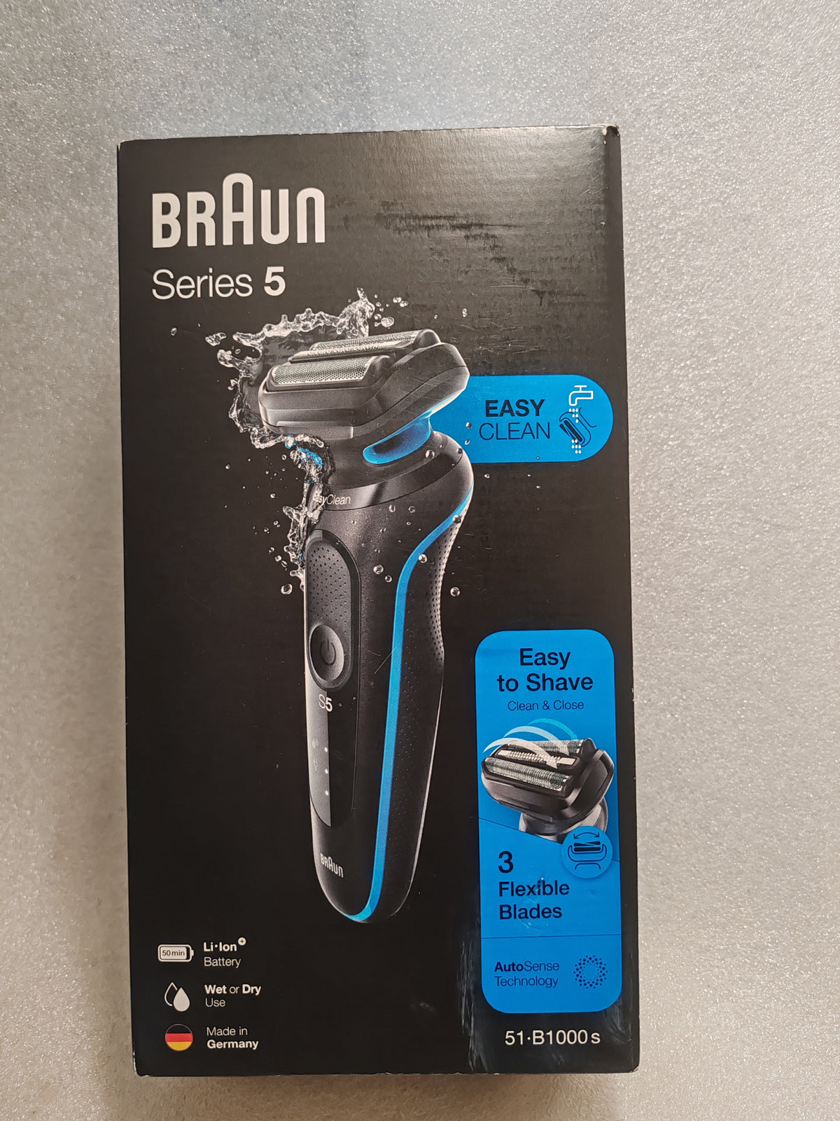 Rasoio Elettrico Braun Series 5 51-B1000s (Type 5762) - Nuovo, Mai Usato