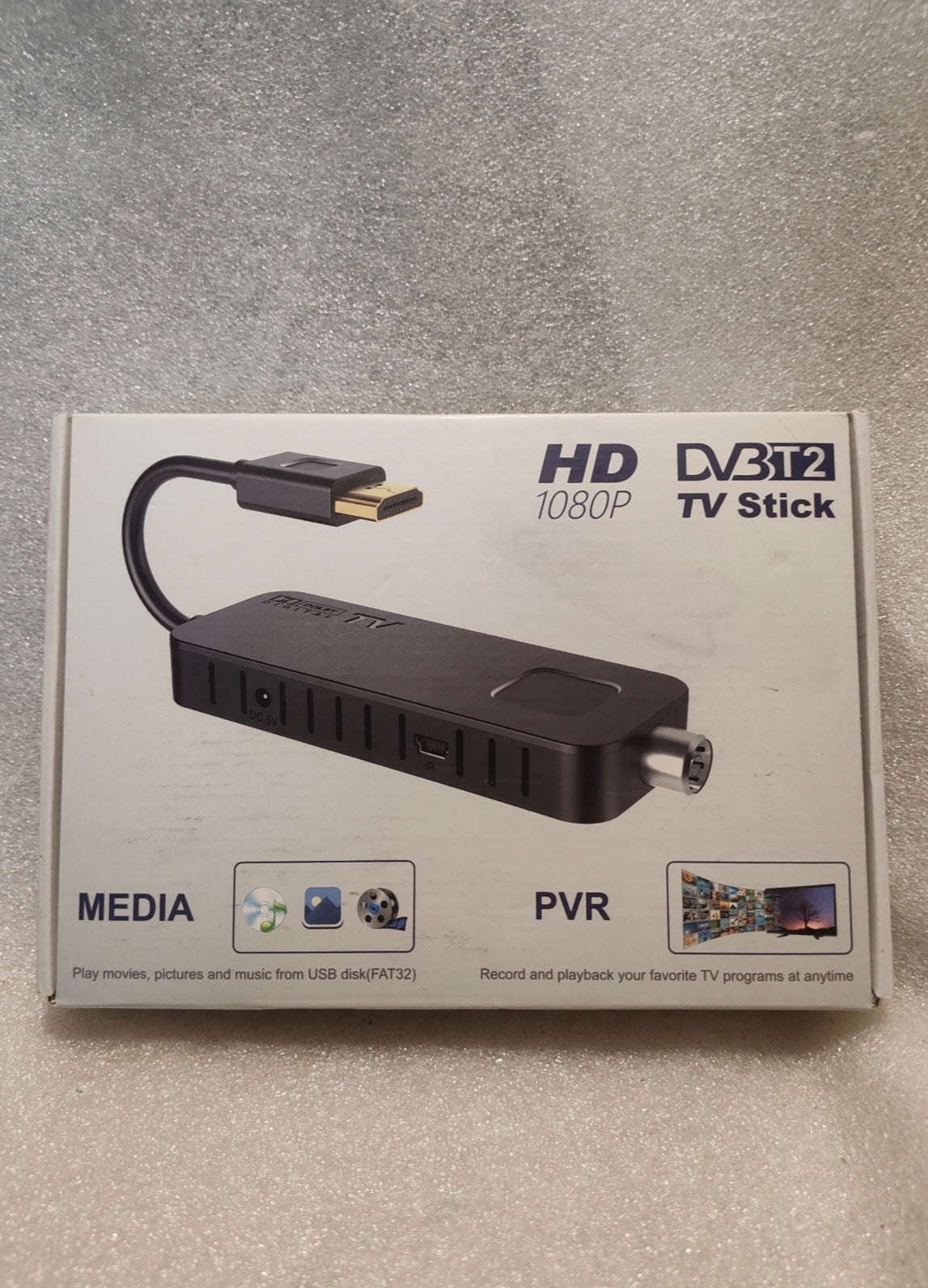 Decoder Digitale Terrestre DVB-T2 Mini TV Stick HDMI HD 1080p - Nuovo