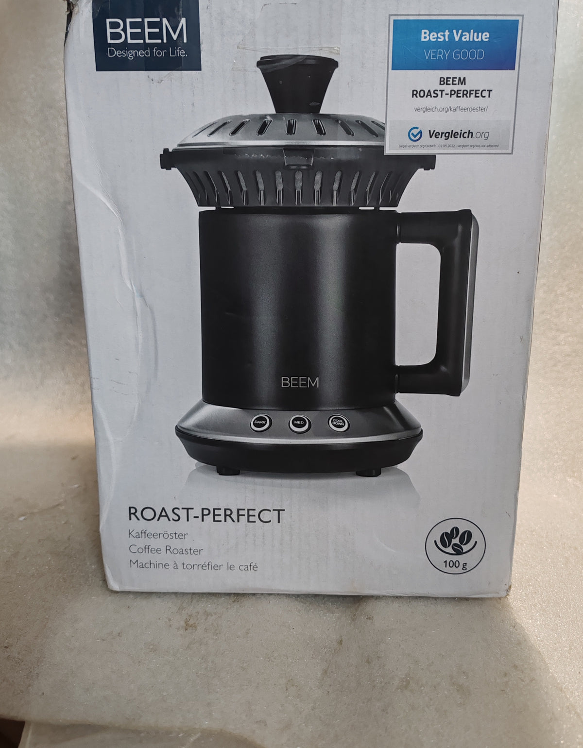 Tostatore per Caffè Elettrico BEEM Roast-Perfect 900W - NUOVO (Solo Testata l'Accensione)