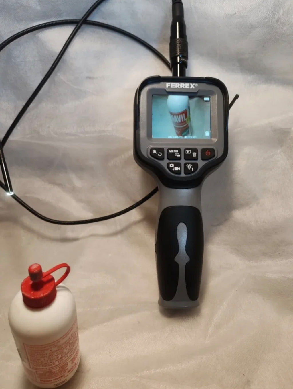 Telecamera da Ispezione Endoscopica Ferrex (Display 2.8" IPS) - NUOVA (Solo Testata)