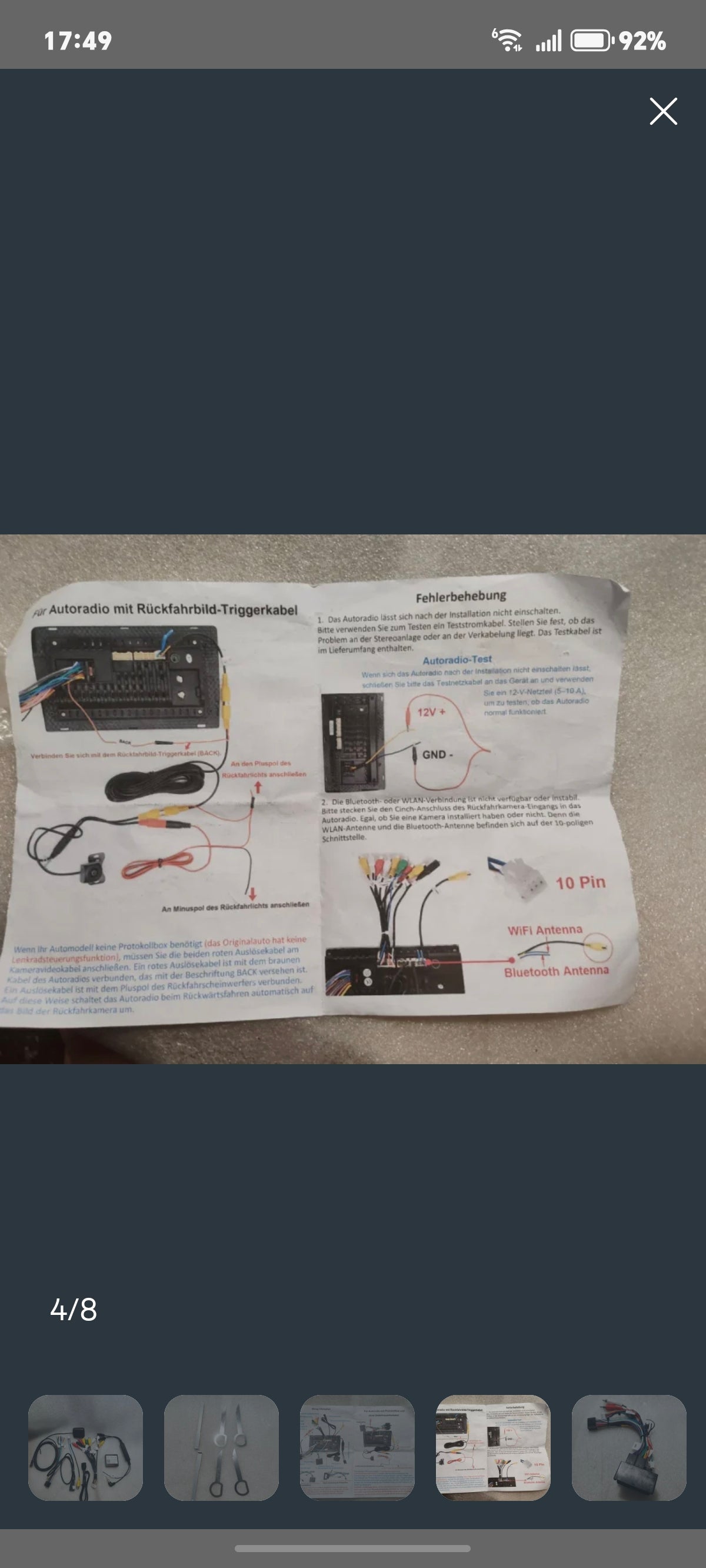 Kit Installazione Autoradio Android Completo: Canbus Raise VW-RZ-08, Cavi Quadlock, Antenna GPS e Chiavi Estrazione - Nuovo