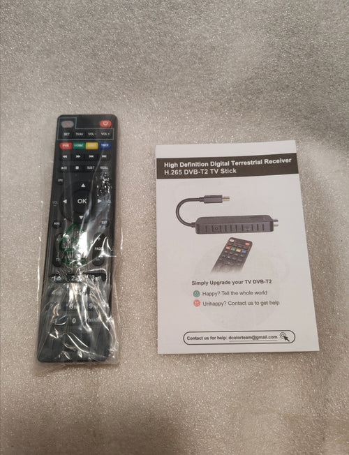 Decoder Digitale Terrestre DVB-T2 Mini TV Stick HDMI HD 1080p - Nuovo