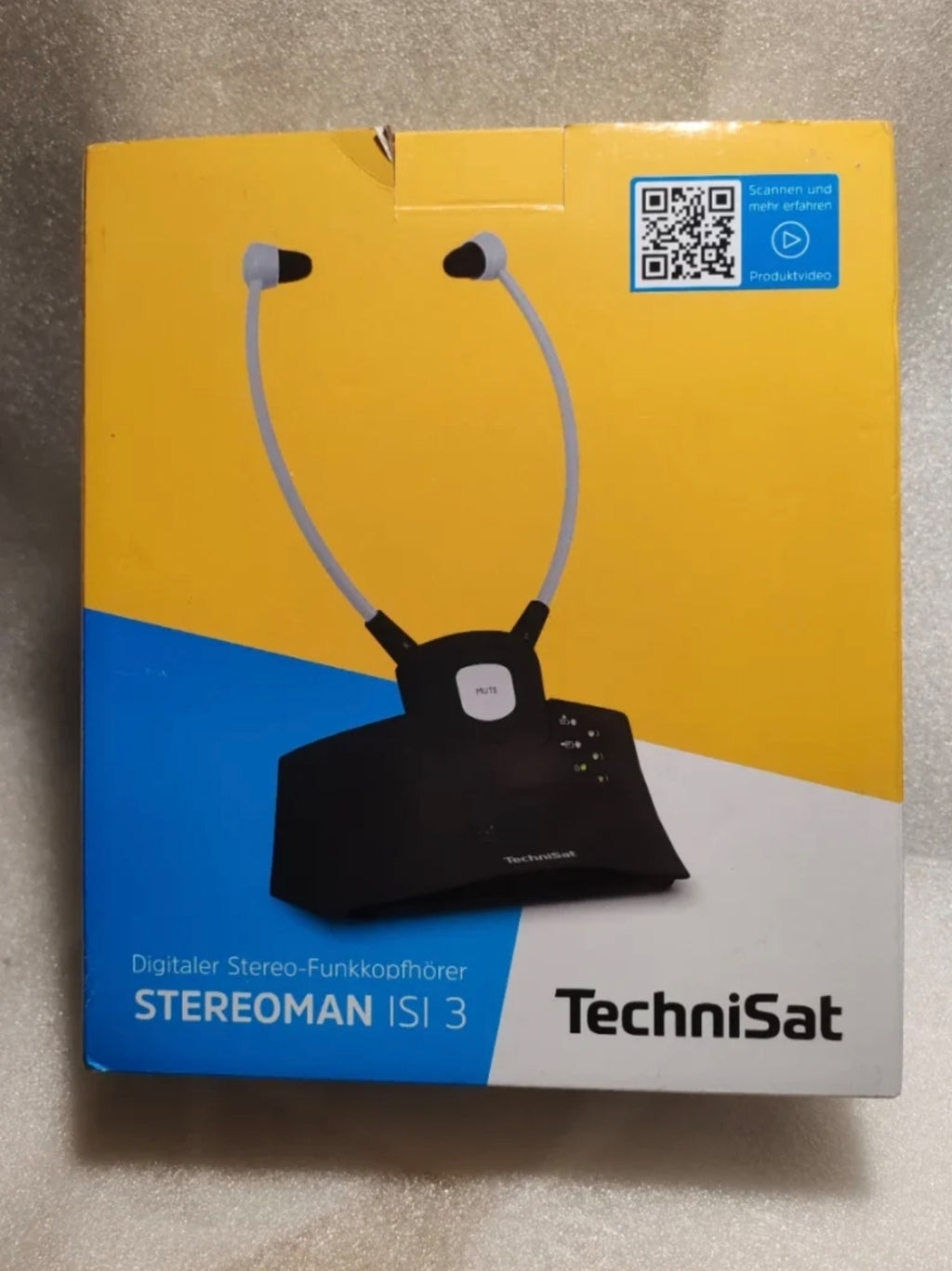 Cuffie TV Wireless Sotto-Mento TechniSat STEREOMAN ISI 3 - NUOVE (Solo Testate)