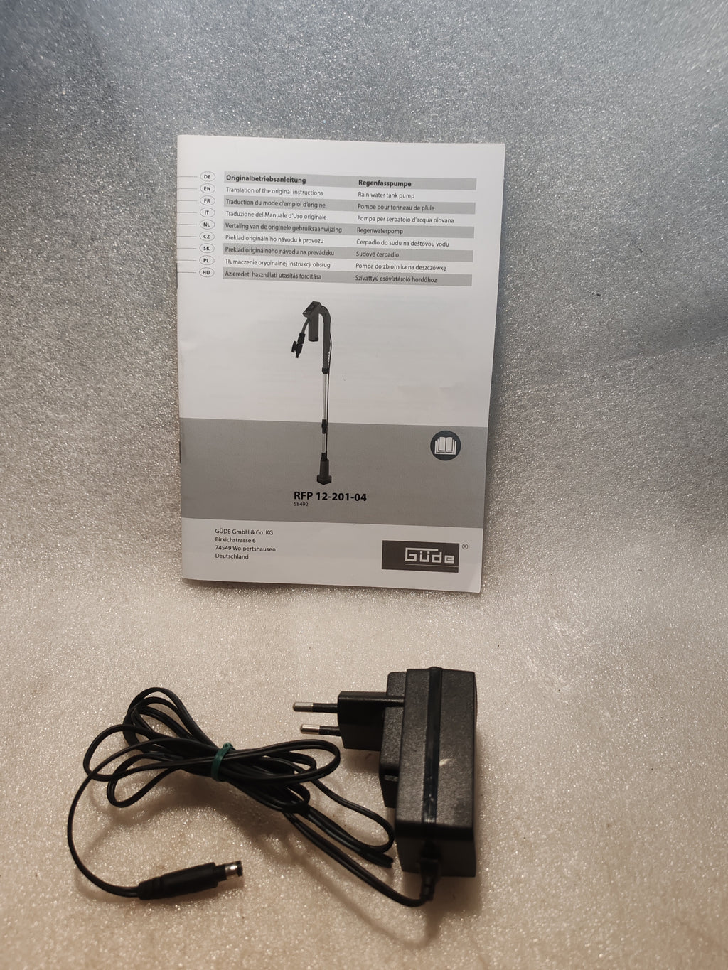Pompa a Batteria per Cisterna Güde RFP 12-201-04 (12V - 1500 l/h) - NUOVA, MAI USATA