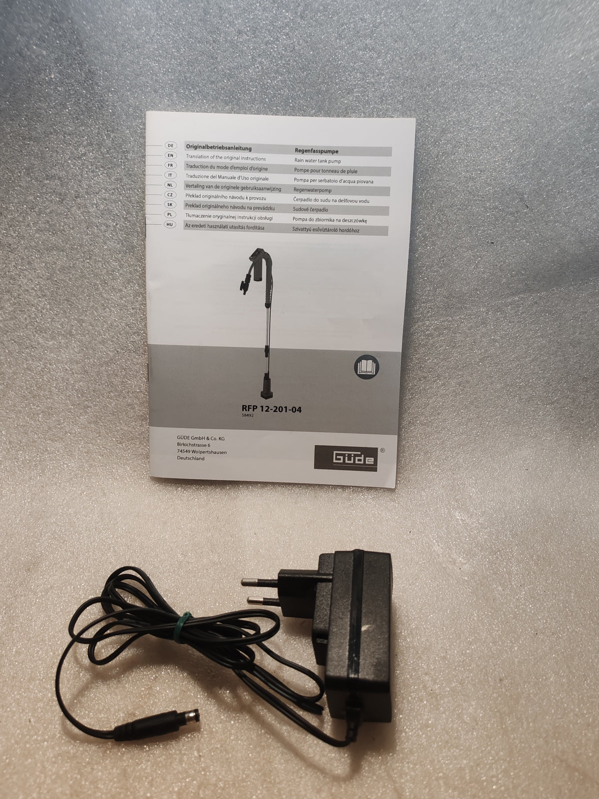 Pompa a Batteria per Cisterna Güde RFP 12-201-04 (12V - 1500 l/h) - NUOVA, MAI USATA