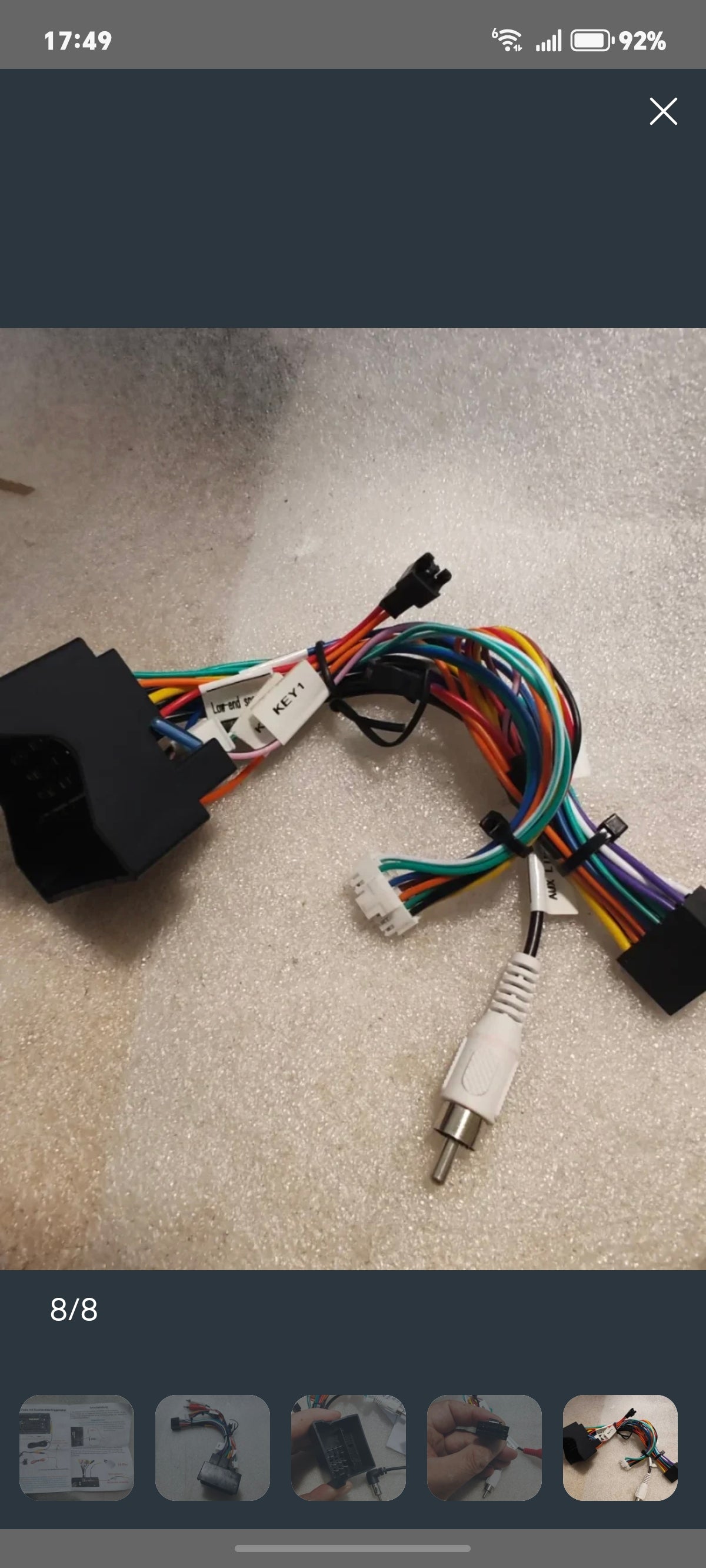Kit Installazione Autoradio Android Completo: Canbus Raise VW-RZ-08, Cavi Quadlock, Antenna GPS e Chiavi Estrazione - Nuovo