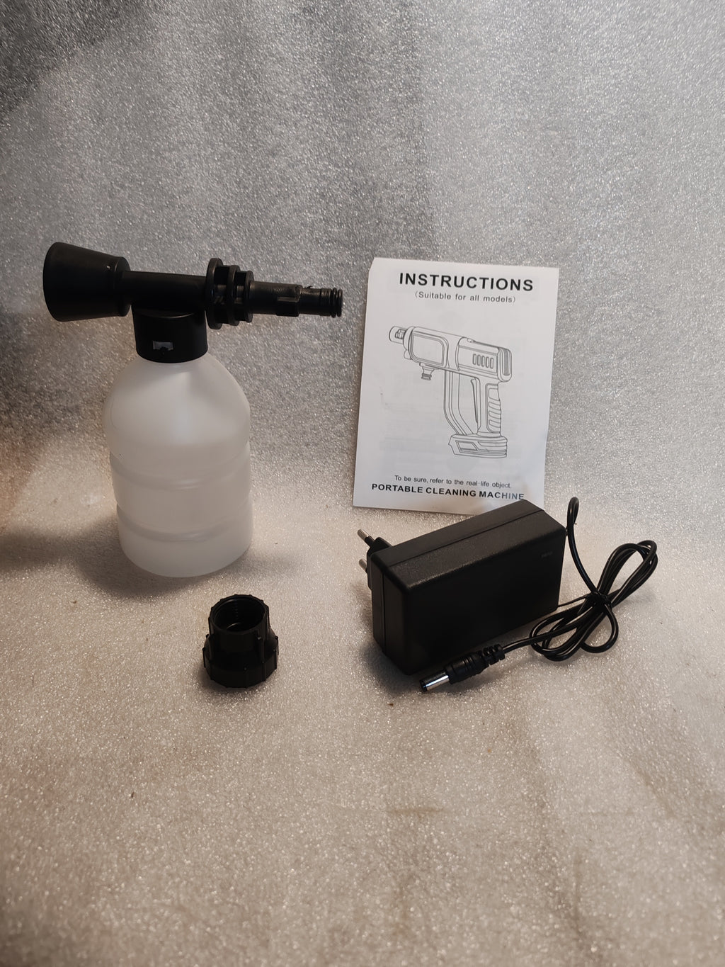 Pistola Idropulitrice Portatile a Batteria 48V Max Ykall - Kit Completo con Doppia Batteria e Valigetta