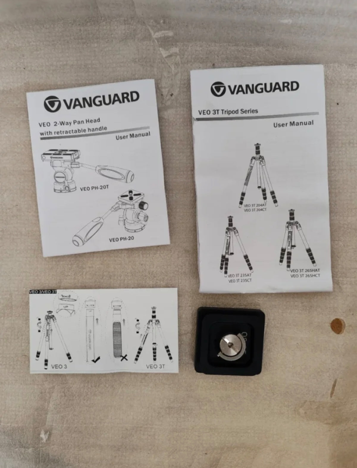Treppiede Fotografico da Viaggio Vanguard VEO 3T con Testa a Sfera - NUOVO