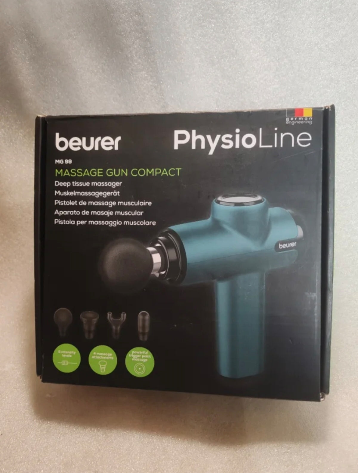 Pistola per Massaggio Muscolare Beurer MG 99 PhysioLine Compact - N
