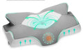 Cuscino Cervicale Ortopedico in Memory Foam Ergonomico Elviros Grigio - Nuovo (Scatola Aperta)