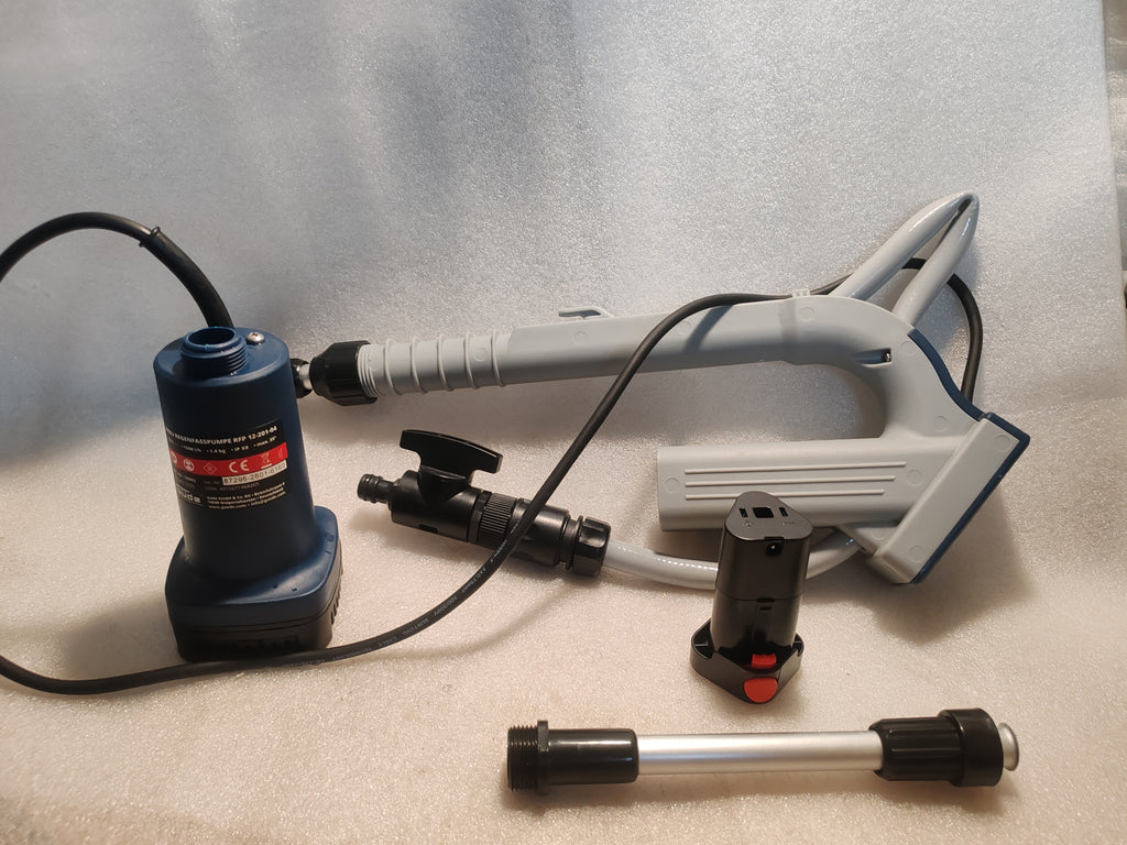 Pompa a Batteria per Cisterna Güde RFP 12-201-04 (12V - 1500 l/h) - NUOVA, MAI USATA