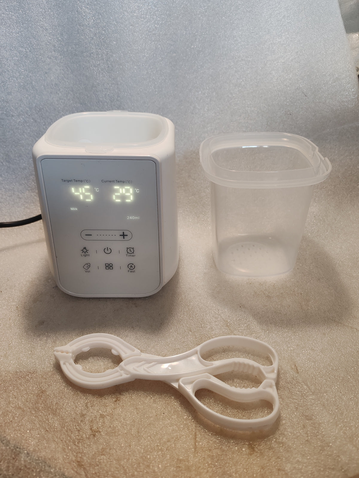 Scaldabiberon Digitale Multifunzione - Scaldalatte e Sterilizzatore Rapido Touch Screen