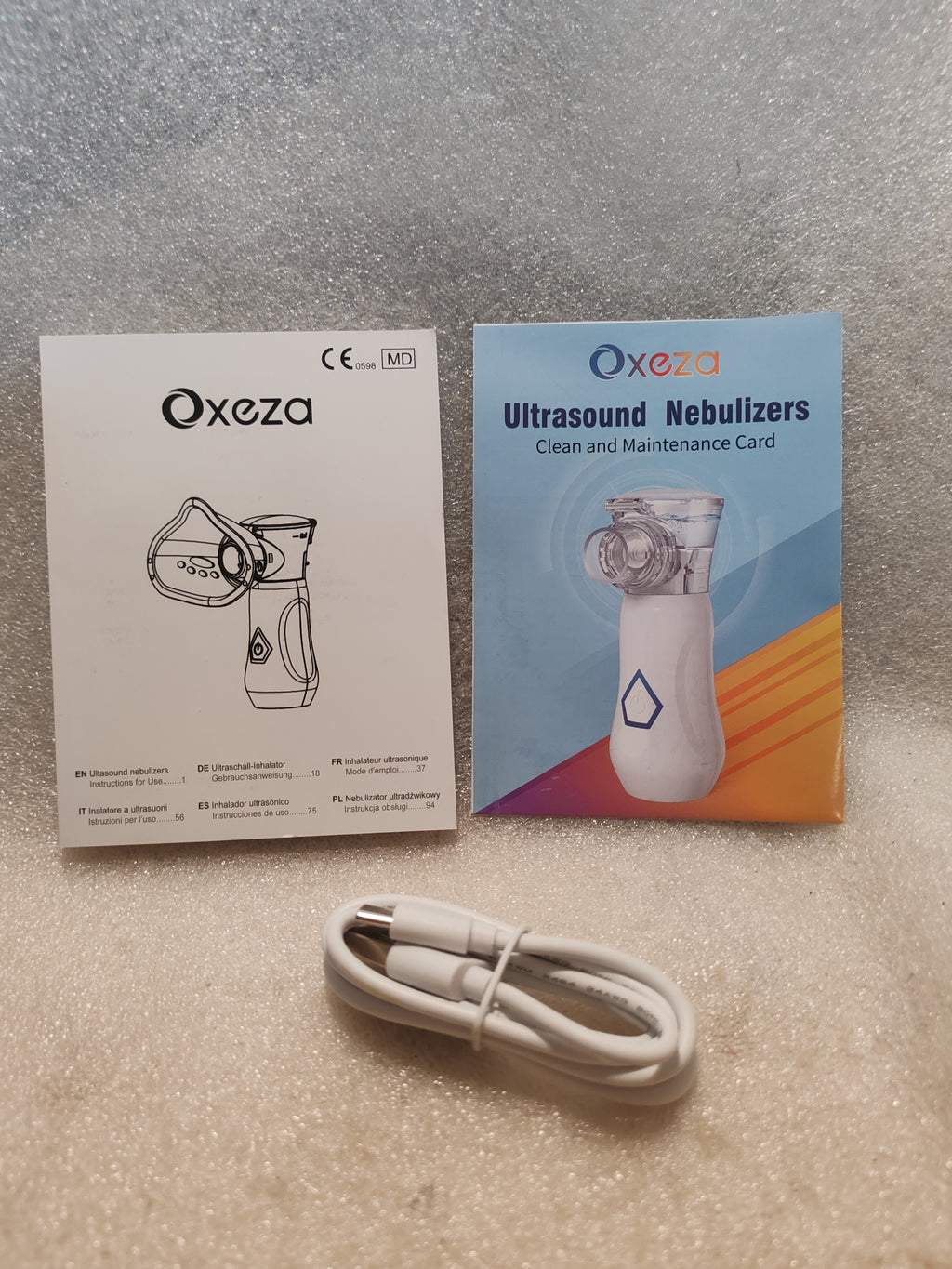 Oxeza Tragbarer Ultraschall-Inhalator - Leises Smart-Aerosol USB-C